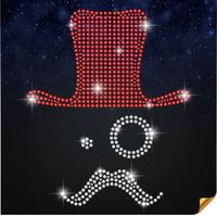 Harga Murah MOQ Rendah Rhinestone Besi Custom untuk Pakaian