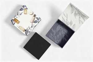 Custom Hard Cardboard Rigid Magnet <b>Box</b> Packaging Luxury Folding Gift Boxes with Magnetic Lid - Product Image 2