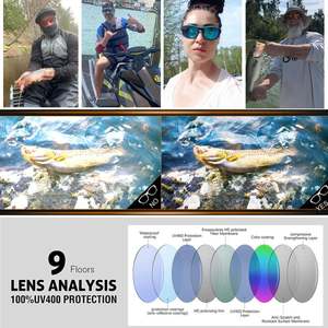 Gafas de Sol Polarizadas con Lentes de Espejo Coloridas, Logotipo Personalizado, Venta al Por Mayor, Protección UV400, para Deportes al Aire Libre, Pesca, para Hombre y Mujer - Product Image 4