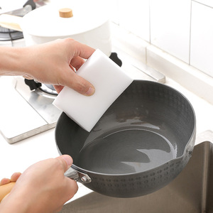 Esponja mágica nano blanca rectangular para limpiar ollas y sartenes de cocina - Product Image 2