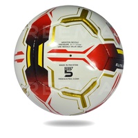 Ballon de football professionnel multi-structure exclusif Elite2.0, thermocollé, cousu main, en PU durable, toutes conditions météorologiques