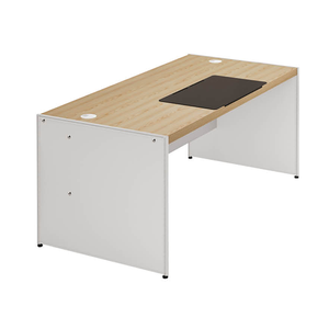 Juego de Escritorio y Silla Ejecutiva Modular Moderno y Personalizado de Lujo, Madera Natural y MDF para Gerentes y Directores Comerciales, con Certificación CE - Product Image 4