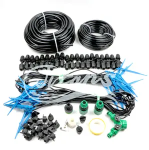 Kits de micro irrigation goutte à goutte automatiques réglables systèmes de pulvérisation d'<span class=keywords><strong>arrosage</strong></span> de jardin multiples modèles de bricolage en plastique pour les tuyaux de connexion - Product Image 1
