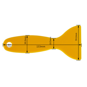 KINGROON Plastic Scraper 133mm Resin Cleaning Tool for 3D Printer Models - Product Image 1