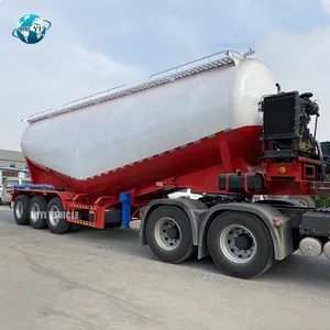 Luyi 3 As Bulk Cement Tanker Poeder Tank Oplegger Cement Transport Vrachtwagen Te Koop