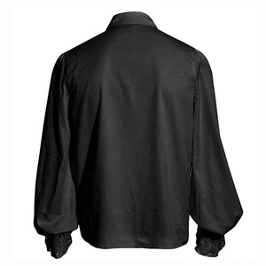 <span class=keywords><strong>Chemise</strong></span> à volants pour homme, costumes de cosplay médiévaux pour Halloween, hauts victoriens steampunk, chemisier de pirate Renaissance, <span class=keywords><strong>chemise</strong></span> à volants - Product Image 5