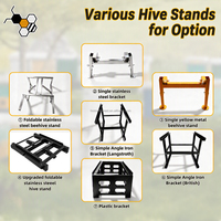 Support de ruche multi-types, pliable, en acier inoxydable / fer / plastique, pour élevage apicole