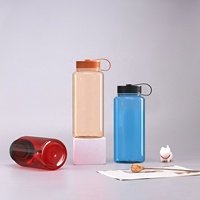 Botella de Agua Tritan de Gran Capacidad (1000 ml), Libre de BPA, para Actividades al Aire Libre, Senderismo y Camping, con Logotipo Personalizado, Proveedor Mayorista OEM