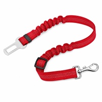 Ceinture de sécurité élastique pour chien et chat, attache universelle pour voiture, crochet pivotant à 360°, boucle de sécurité pour animaux de compagnie, réfléchissante, réglable, imperméable