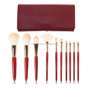 Pinceaux de maquillage de haute qualité 10 pièces <span class=keywords><strong>poudre</strong></span> sans cruauté Vegan cheveux visage ensemble de pinceaux de maquillage professionnel - Product Image 2