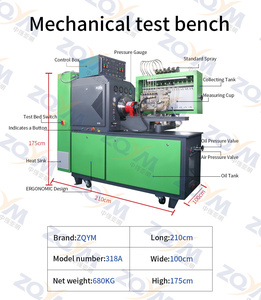 ZQYM Fabrik Top-Angebote 318A Euro II Mechanische Diesel-Kraftstoffpumpen-Prüfstand - Product Image 3