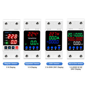 Однофазный защитный выключатель 2P с защитой от перенапряжения и перегрузки по току, с индикатором мощности, регулируемый, 40A/63A/80A, ODM/OEM - Product Image 1