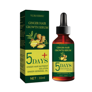YURHERSU 5 Days Ginger Hair-loss Hair Growth Serum <strong>Oil</strong> Anti Loss Serum Ginger <strong>Oil</strong> Serum Hair Regrowth Care for Men Women