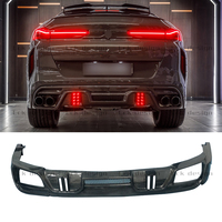 Para BMW X6M F96 LD Kit de cuerpo de fibra de carbono nuevas piezas de automóvil divisor de parachoques delantero embellecedores de entrada de aire difusor de parachoques trasero Spoiler Hood