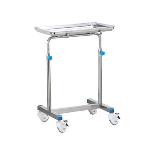 Chariot médical d'hôpital Moniteur médical motorisé réglable en hauteur antivol et poste de travail de chariot d'ordinateur portable - Product Image 6