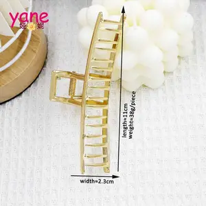 Instock Alloy Hair Claw Gold Metal Claw Clip Multi-style Lady Girls Hair Accessories