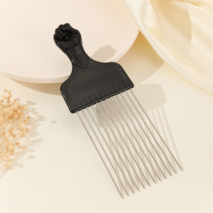 Style professionnel fourchette peigne <span class=keywords><strong>Salon</strong></span> <span class=keywords><strong>de</strong></span> <span class=keywords><strong>coiffure</strong></span> style peigne plat Portable ménage Anti-électrique statique peigne - Product Image 2