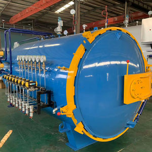 Autoclave composite certifié CE ASME pour pièces automobiles larges comme le capot, le toit, le garde-boue, application de l'autoclave pour les articles de sport - Product Image 2