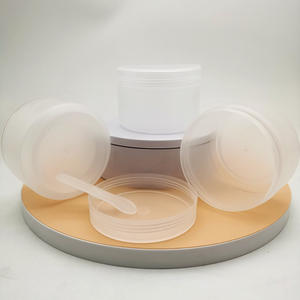 กระปุกครีมบำรุงผิวหน้าขนาดใหญ่ 200 กรัม ปากกว้าง ผลิตจากพลาสติก PP พร้อมช้อน ใช้สำหรับครีมมาส์กหน้า บัตเตอร์ บอดี้สครับ บาล์ม และสไลม์ - Product Image 3