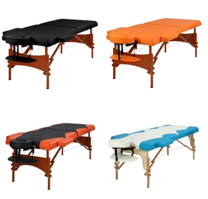 Cambodia Fabriek Lichtgewicht Draagbare Verstelbare Houten Opvouwbare Spa Massage Bed Comfortabele Salon Hotel Gezichtshouder - Product Image 3