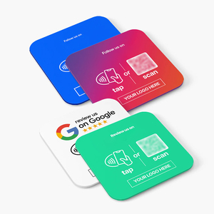 Epoxi personalizado 114*146Mm 120*120Mm Restaurante Pantalla Revisión Tarjetas PVC NFC Tarjeta de visita Google Tiktok Instagram <span class=keywords><strong>Whatsapp</strong></span> - Product Image 6