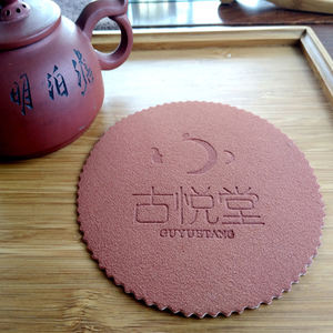 แผ่นรองแก้วกาแฟแบบกำหนดเองลดราคาพิเศษ  แผ่นรองแก้วหนัง PU สำหรับห้องอาหาร โรงแรม และบ้าน - Product Image 4