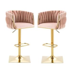 Luxury Design Swivel Kitchen Nordic Modern <b>Bar</b> High <b>Stool</b> Chairs - Product Image 6