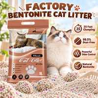 Sable de litière pour chat en gros 4KG 99,5% sans poussière Arena Sanitaria Para Gatos pour commandes de conteneurs complets