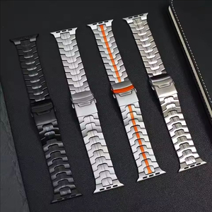 <span class=keywords><strong>Correa</strong></span> de Reloj BEEFLYPOWER de Aleación de <span class=keywords><strong>Titanio</strong></span> y Acero Inoxidable de 45 mm y 49 mm para <span class=keywords><strong>Apple</strong></span> <span class=keywords><strong>Watch</strong></span> Series 11 10 Ultra 9 8 7 6 - Product Image 4