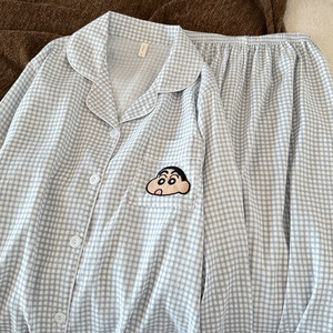 <span class=keywords><strong>Pyjama</strong></span> en coton 100% pour <span class=keywords><strong>homme</strong></span>, motif <span class=keywords><strong>ours</strong></span> mignon, automne et hiver, cardigan épais et chaud, ensemble de vêtements de maison - Product Image 3