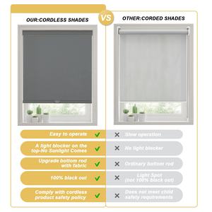 Persianas Enrollables Motorizadas para Ventanas, Personalizables en Ancho, con Control Remoto Inalámbrico y Recargable - Product Image 6