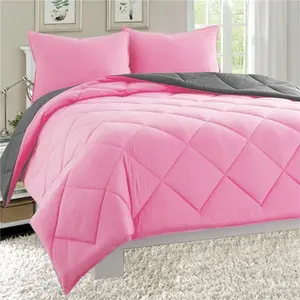 Light Weight 3 Piece King Size Duvet Bedding Set Quilt Velvet Luxury Down Comforter Sets