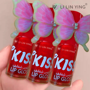 Hot-bán Chất lượng cao son bóng, chất lỏng không thấm nước, Vegan Son dưỡng môi, thời trang Bướm thiết kế, tự-thuộc sở hữu thương hiệu son bóng - Product Image 4