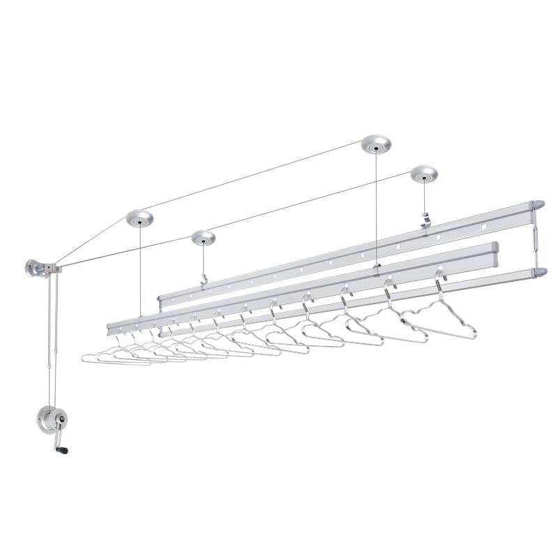 Wholesale lifting ceiling mounted clothes hanger for Clothes Drying in All Seasons Alibaba
