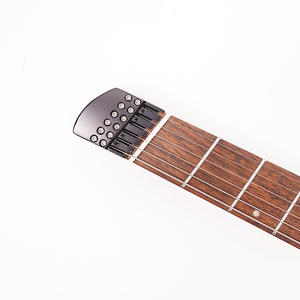 <span class=keywords><strong>Guitarra</strong></span> Eléctrica sin Clavijero de Fábrica OEM ODM Personalizada para Rock y <span class=keywords><strong>Metal</strong></span>, Ligera con Doble Humbucker y Diapasón en Abanico - Product Image 6