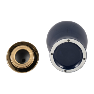 Vaso Decorativo in Ceramica con Coperchio Blu Navy per Arredamento Casa, Soggiorno, Camera da Letto, Cucina - Product Image 6
