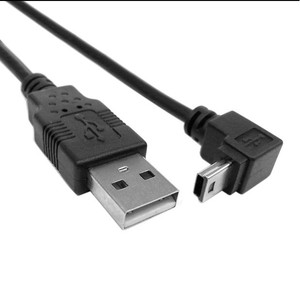 Cable de datos USB mini en ángulo recto para teléfono móvil, conductor de cobre puro, revestimiento de PVC - Product Image 3