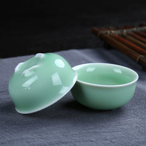 Juego de Té de Porcelana China Hecho a Mano, Taza de Té con Patrón Colorido, Tetera de Cerámica - Product Image 4