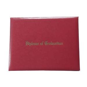 Cubierta <span class=keywords><strong>de</strong></span> cuero para graduación, carpeta personalizada con certificado A4, impreso - Product Image 3