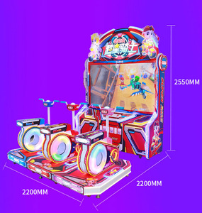 Máquina de Videojuegos Arcade Metálica que Funciona con Monedas, con Modos de Carreras de Motos para 3 Jugadores y Desafíos Urbanos, Modos de <span class=keywords><strong>Boxeo</strong></span> para Niños - Product Image 3