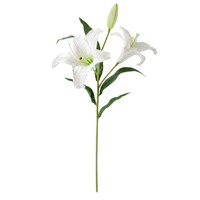 O-X014 Grosir Bunga Lily Sentuhan Asli Warna Pink Putih Kuning Berkualitas Tinggi 3 Kepala Bunga Lily Lateks Buatan untuk Dekorasi Rumah dan Pernikahan