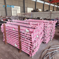 Puntal de Acero con Doble Tratamiento Antioxidante, Soporte Ajustable Galvanizado para Escaleras Exteriores y Uso en Edificios Industriales