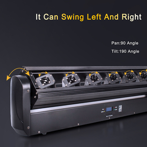 Shehds 3W RGB 3in1 Full Color 6 Occhi Luce Laser RGB DMX Testa Mobile per Palcoscenico Barra Laser per <span class=keywords><strong>Par</strong></span> e DJ Disco Party - Product Image 3