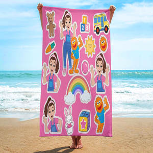 Toalla de Baño de Microfibra de Alta Calidad al por Mayor, Toalla Tipo Manta Rachels de Secado Rápido, Antiarena, para Natación, Viajes de Verano y Playa - Product Image 3