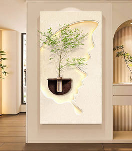 Arte Mural de Lienzo de Lujo Hecho a Mano con Retroiluminación LED, Impresión Digital en Relieve 3D, Tamaño Personalizado, Base de Madera Ecológica Impermeable, Paisaje - Product Image 2