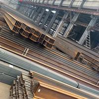 Haz en H ASTM A36 A992 Soldadura laminada en caliente Haz universal Q235B Q345B I haz Canal Acero Galvanizado H Estructura de acero Acero