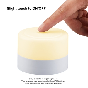 Smart Baby Soft Dim Small Portable Touch Cordless Dimmable Cute With <strong>Battery</strong> Powered Operated <strong>Lamp</strong> Night Light - Product Image 2