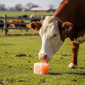 Bloc de sel rose de l'Himalaya naturel pur à lécher pour animaux, sur corde, pour chevaux, cerfs, bovins, lapins, sel comestible de l'Himalaya - Product Image 3