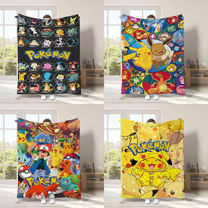 Manta de Poliéster Personalizada con Estampado de Pokémon, Suave y Cálida, para Niños y Adultos, para Sofá, Cama, Viajes, Picnic, Camping y Siesta - Product Image 5