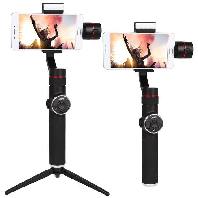 AFI AI Face Tracking V5 Gimbal Stabilizer Mobile Phone Camera 360 Degree Fill Light Selfie Stick 3 for for 5.1 2000mAh